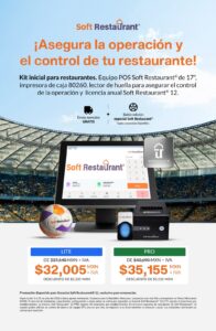 Promoción de ahorro con descuento exclusivo en la compra de sistemas y renovaciones SoftRestaurant